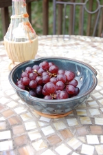 Berry Bowl Colander in Slate Blue