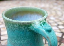 12oz Green Turquoise Mug 