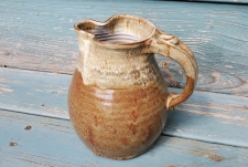 Large One Gallon Pitcher in Brownstone - Handmade to Order