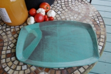 Large Serving Platter in Turquoise 