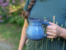 Slate Blue Mug - Handmade to Order