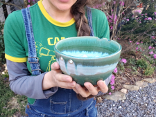 Noodle Bowl or Ramen Bowl in Turquoise Falls- Handmade to Order
