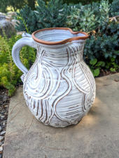 Large One Gallon Pitcher Rooted in Shale - Handmade to Order