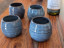 Stemless Wine Glass or Drinking Cup in Slate Blue ...