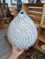 Ridged Teardrop Bottle in Shale- In Stock and Read...
