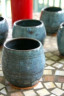 Stemless Wine Glass or Drinking Cup in Slate Blue ...