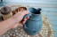 Half Gallon Pitcher in Slate Blue - Handmade to Or...